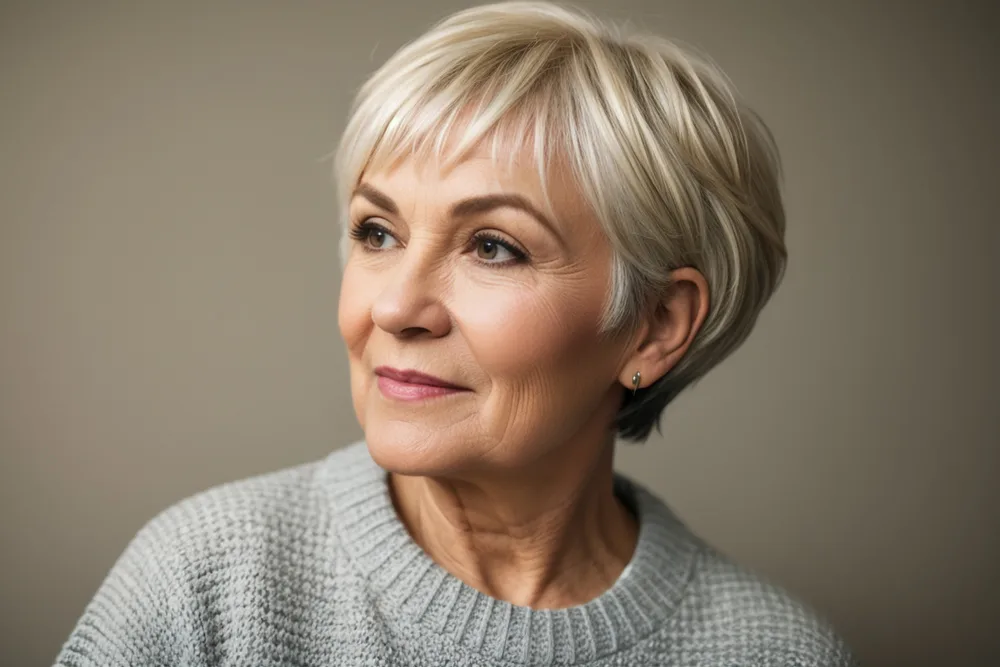 Short Pixie for women over 60