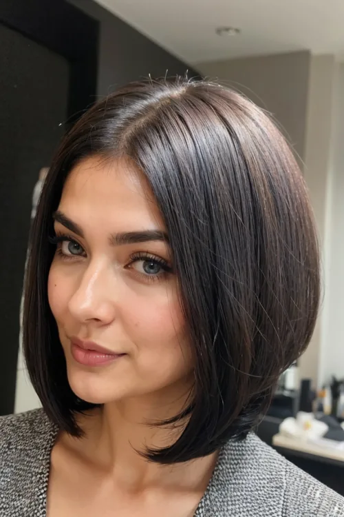 Simple Straight Shoulder-length Bob